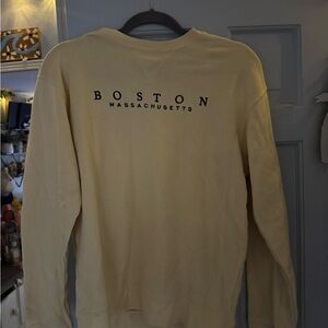 Vintage Yellow Boston Massachusetts Crewneck